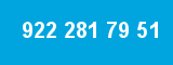 922 281 79 51